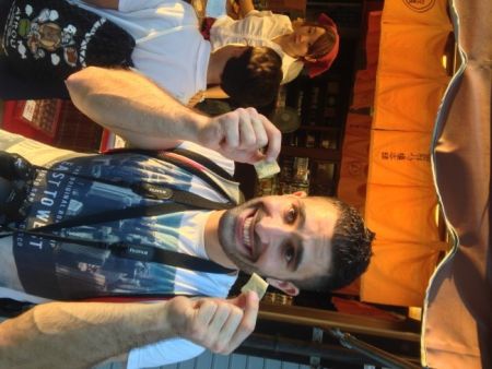 Happy Stefan with lots of Daifuku treats Daifuku in Kyoto