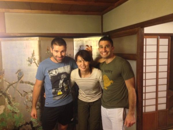 Posing with our wonderful host, Keiko Kyoto