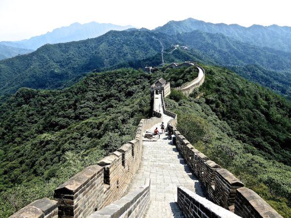 Muraille de Chine de Mutianyu La vue incroyable de la muraille de Chine de Mutianyu