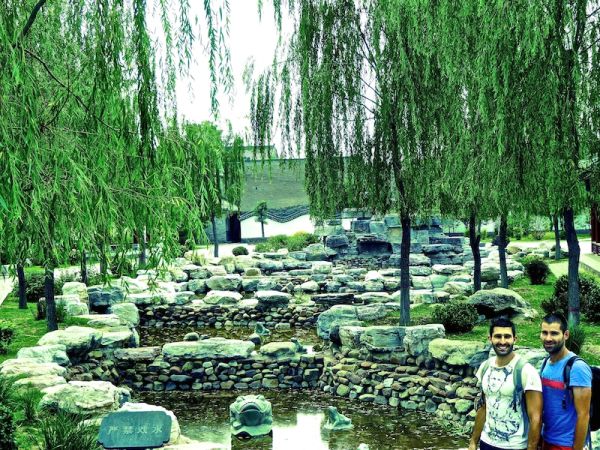 Parc de Pingyao Promeande dans le parc local dans la vieille ville de Pingyao
