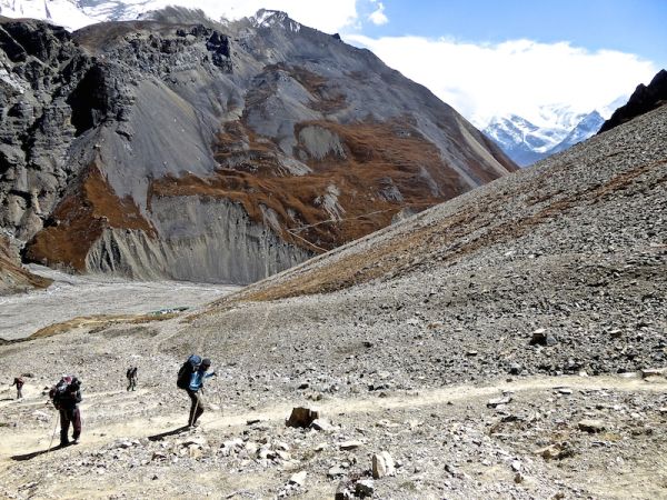 paysage désertique à 4800 mètres Paysage rocailleux et désertique à 4800 mètres.