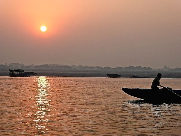 Sunrise over River Ganges Sunrise over River Ganges