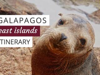 Galapagos East islands itinerary on the Passion luxury yacht