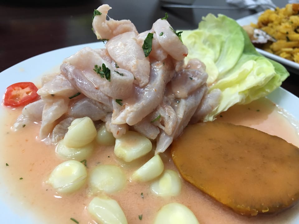 Ceviche lima Sea bass ceviche in Lima