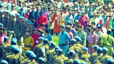 Naadam festival in Ulan Bator