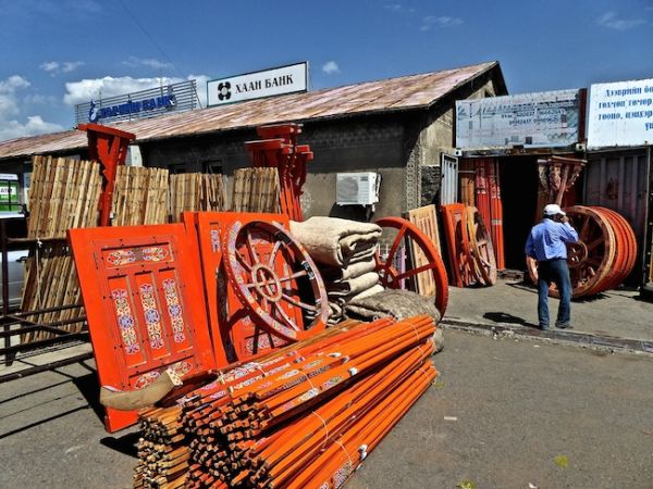 Buy the materials to make your own ger at Ulan Bator's Black Market