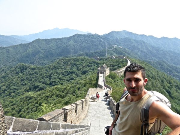 Stefan at Mutianyu Stefan at Mutianyu at The Great Wall of China