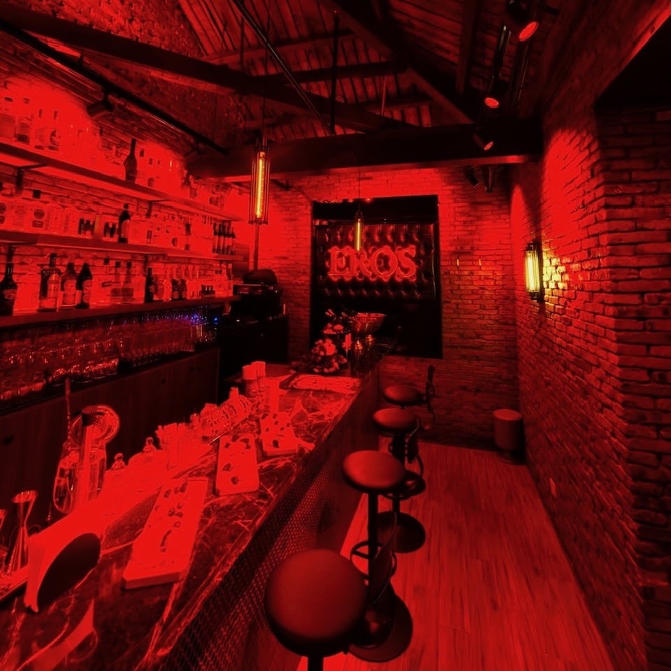 Eros gay bar in Shanghai.