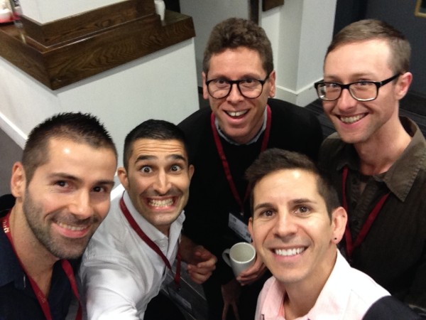 Selfie Sam Zab at WTM London gay travel bloggers nomadic boys sam zam london wtm