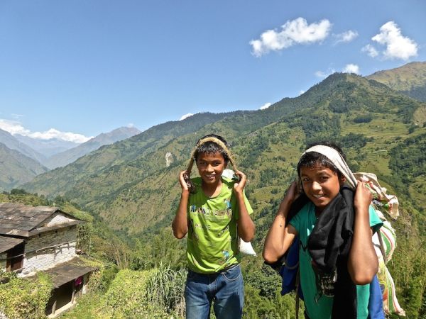 People of the Himalayan mountains - Nomadic Boys