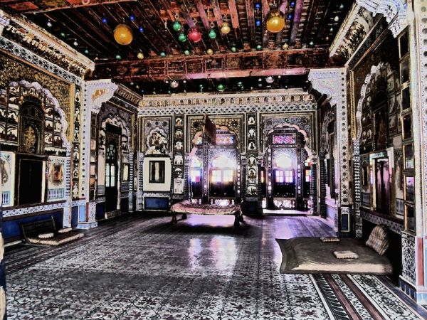 The interior of the Mehrangarh Fort The interior of the Mehrangarh Fort