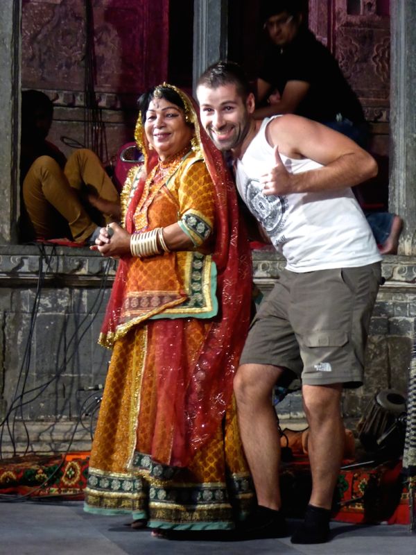 Sebastien posing with this incredible lady Sebastien posing with this incredible lady
