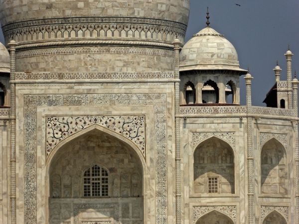 Close up of the Taj Mahal Close up of the Taj Mahal