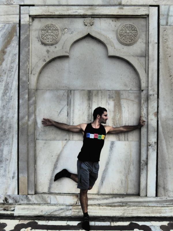 Stefan posing at the Taj Mahal Stefan posing at the Taj Mahal