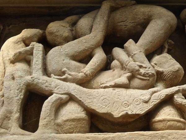 A 69er carving at Khajuraho temple A 69er carving at Khajuraho temple