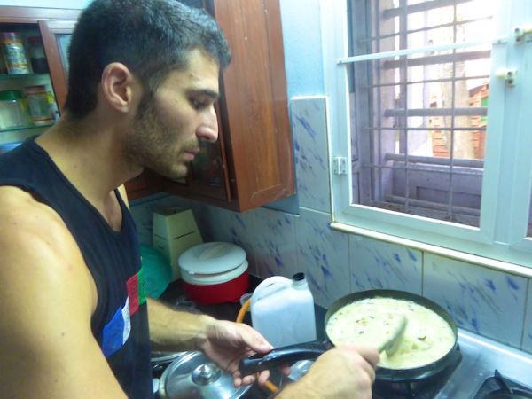 Stefan cooking Fish molee Stefan cooking Fish molee