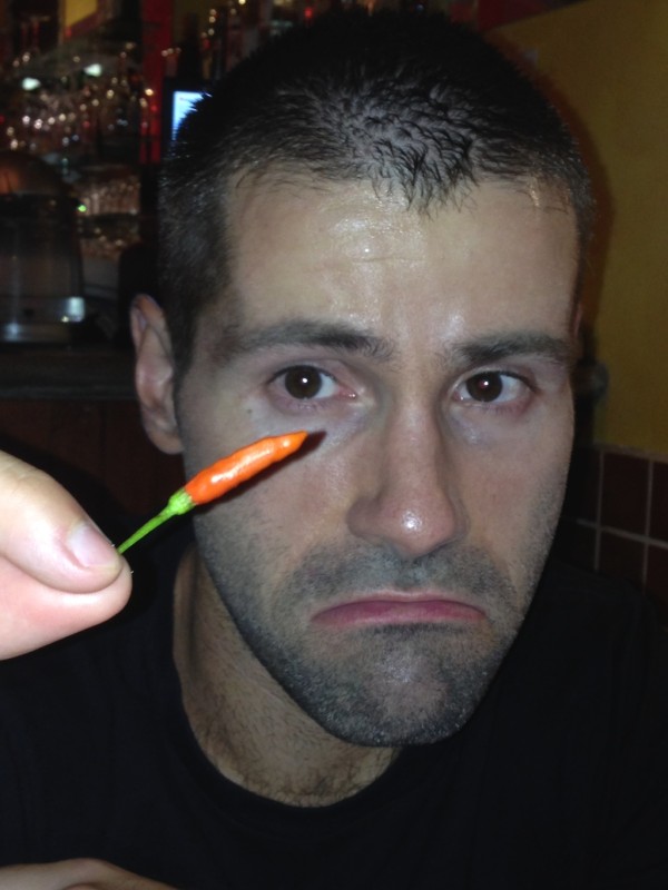 Go easy on the chilli! Go easy on the chilli!