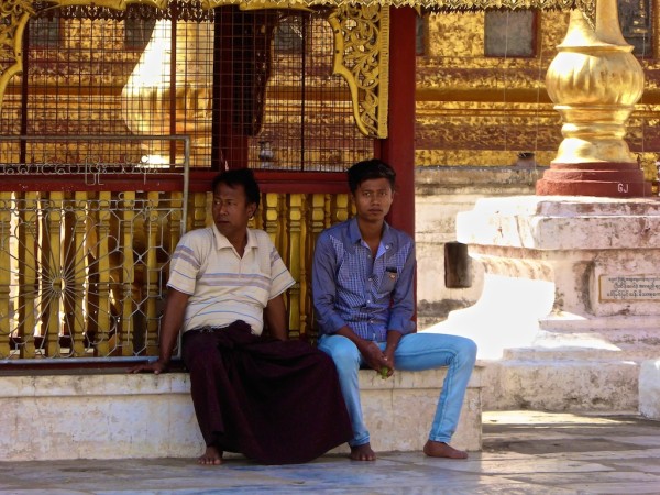 Burmese boys either wore longyis or tight jeans Burmese boys either wore either longyis or tight jeans