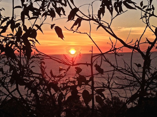The sunset from Tob Boo Cliff The sunset from Tob Boo Cliff