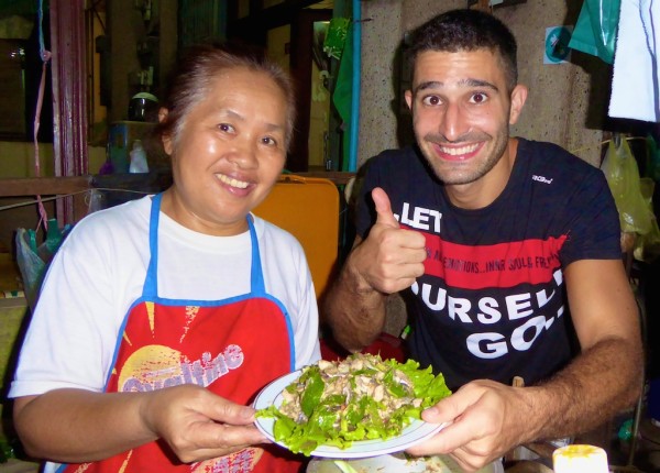 Freshly made laap (minced meat salad) Freshly made laap (minced meat salad)