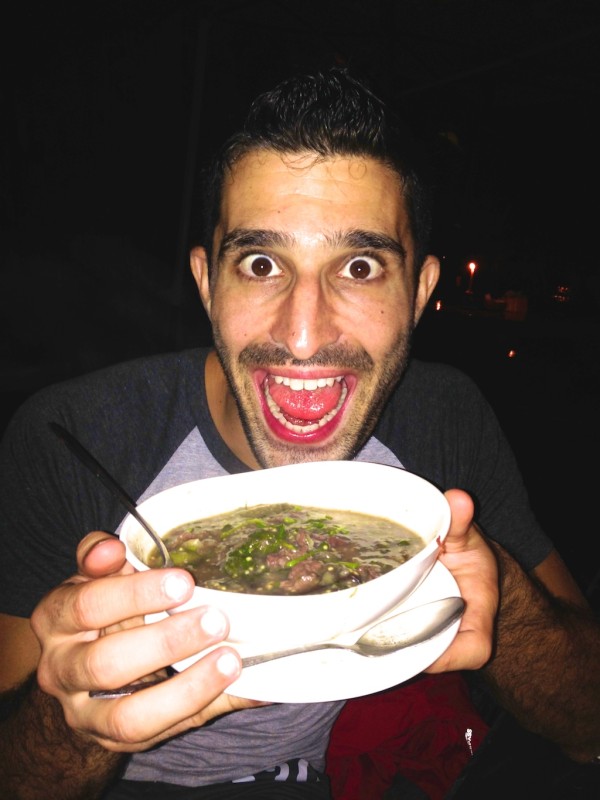 Stefan with tasty buffalo Or Lahm stew Stefan with tasty buffalo Or Lahm stew