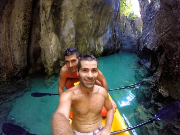 Kayaking in El Nido at The Big Lagoon Kayaking in El Nido at The Big Lagoon