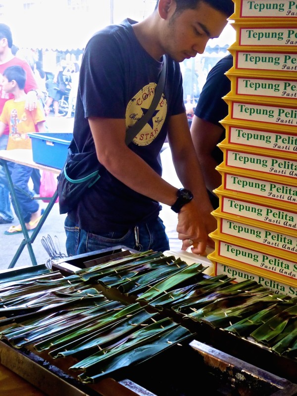 Otak otak at Kuala Lumpur market Otak otak at Kuala Lumpur market