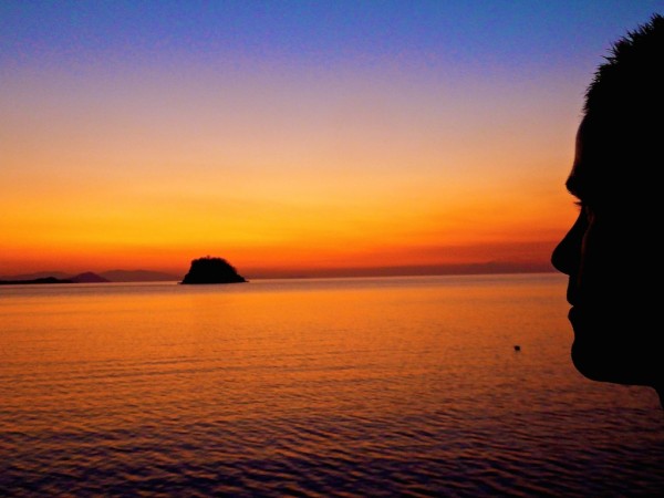 Sunset view from Blue Marlin Komodo in Labuanbajo