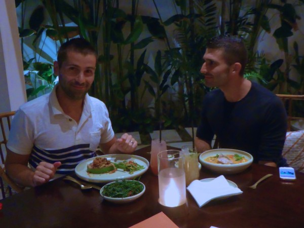 Bambu restaurant Seminyak Stef Seb Our meal at Bambu restaurant in Seminyak, Bali