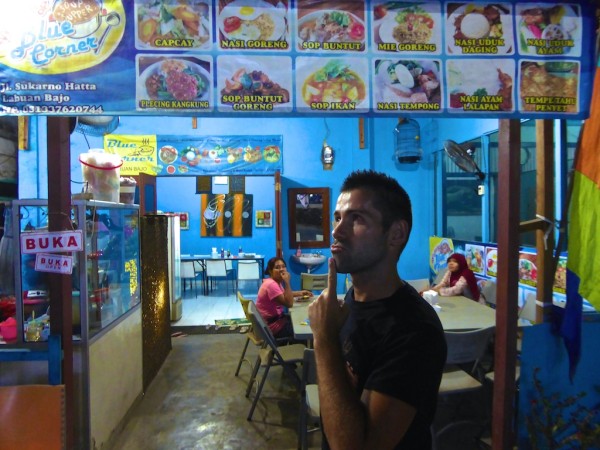 Blue Corner Labuanbajo serving local foods