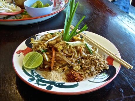 Delicious Pad Thai one of the best foods of Thailand to try