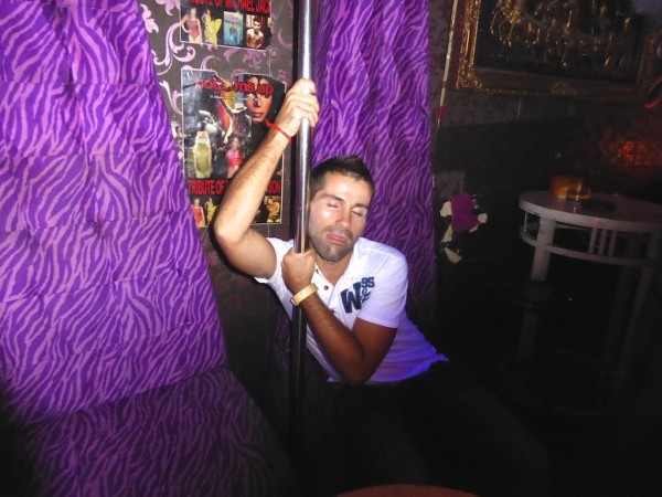 Seb night out gay Bali Seminyak Bottoms Upbar Sebastien gay bars Seminyak in Bali