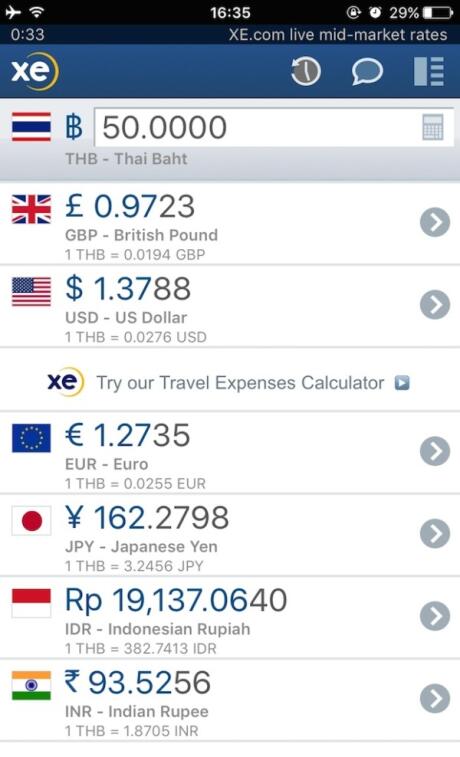 XE Currency one of our fav gay travel apps for planning