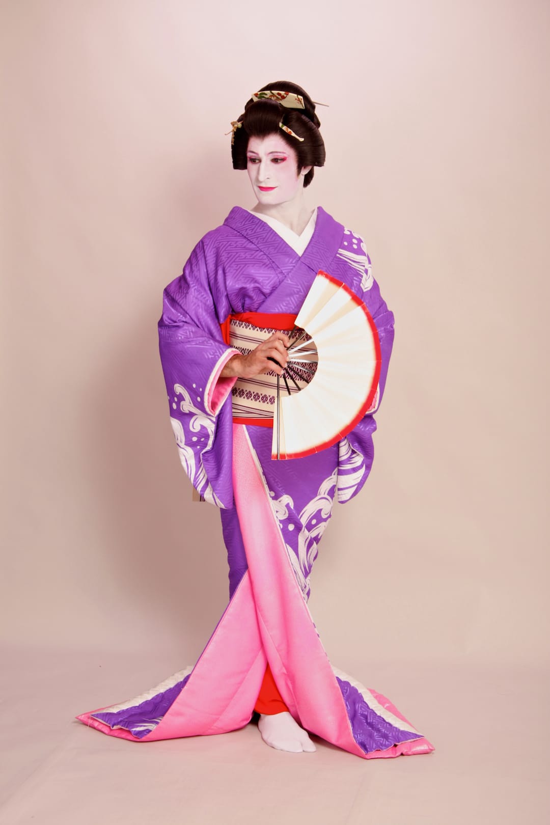 Geisha makeover i Tokyo Stefan photoshoot