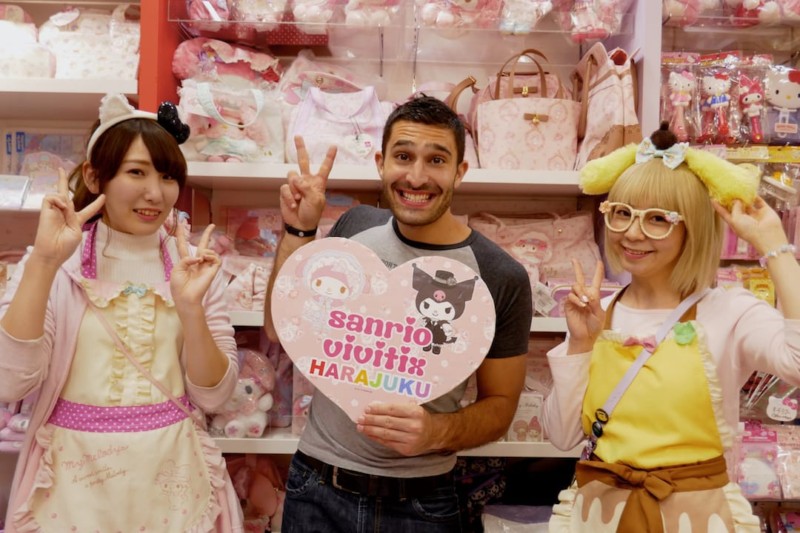 Harajuku crazy fashion Crazy fashion on Takeshita Street in Harajuku