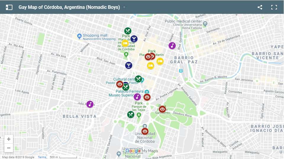 All the best gay friendly hotels, restaurants, bars, clubs and things to do in Córdoba, Argentina.