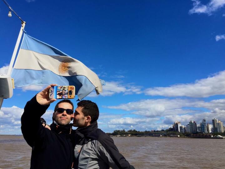 Gay Rosario river cruise on Parana River.