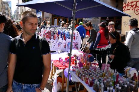 San Telmo Sunday market is a must do for gay travellers when visiting Buenos Aires