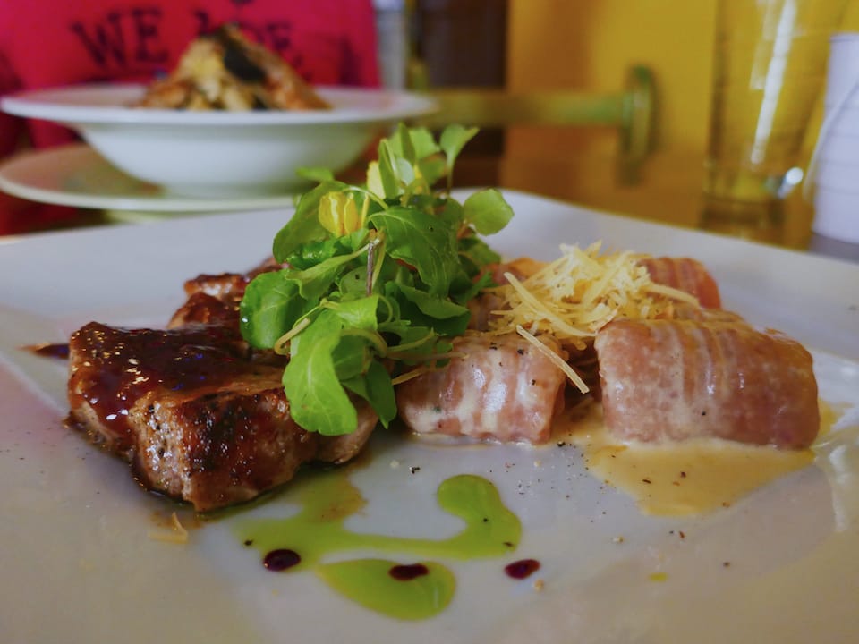 Alpaca gnocchi at Organika Cusco alpaca meat one of 10 famous foods from Peru