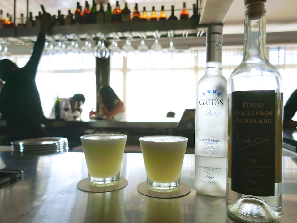 Pisco Sours ready to serve Peruvian pisco sour recipe
