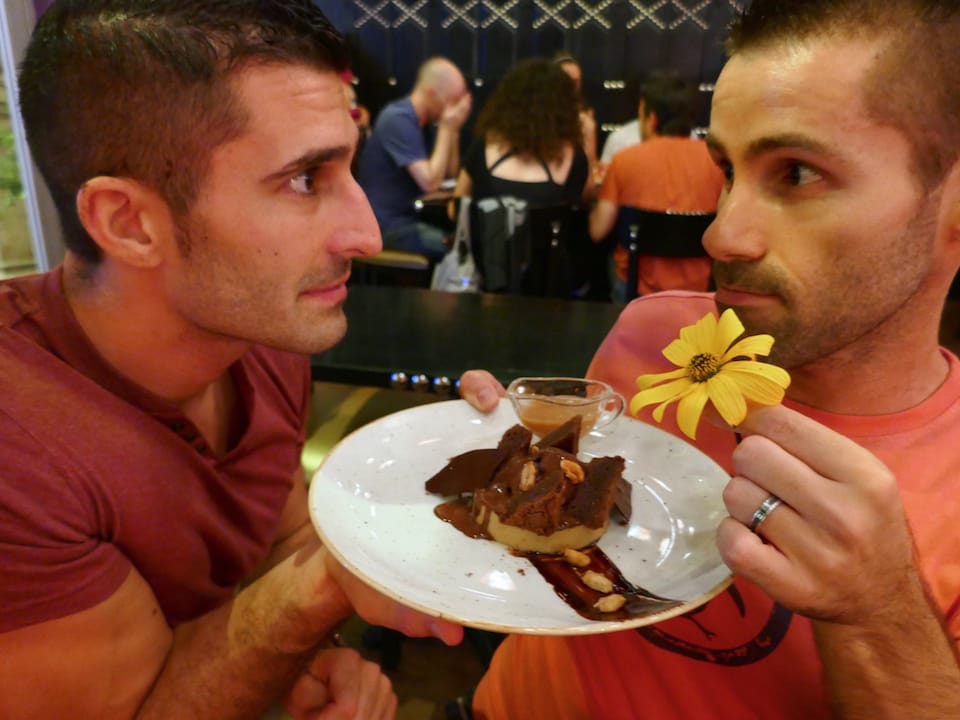 Sarita Colonia Princesa chocolate dessert Stef Seb Sarita Colonia favourite gay restaurant in Santiago