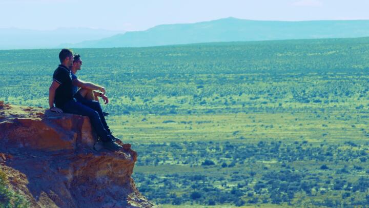 Desert landscape in Patagonia, one of ten interesting facts about the region.