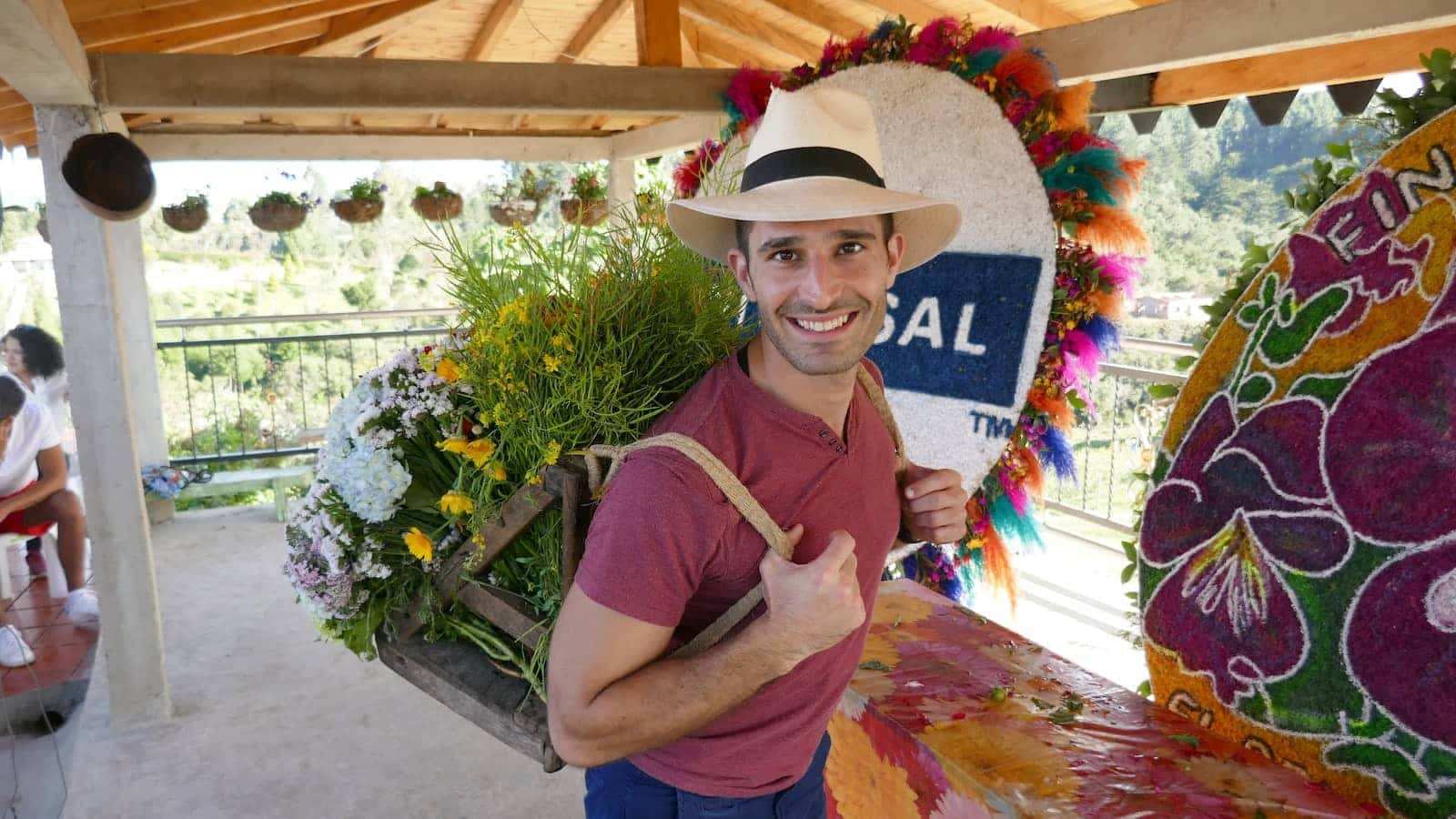 Medellin flower festival silletera farm