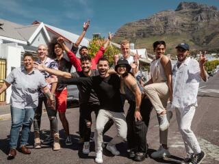 Group of queer kids in the gay scene Cape Town