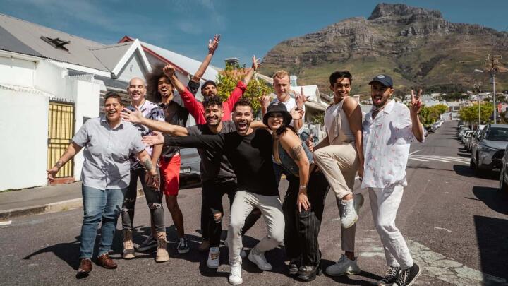 Group of queer kids in the gay scene Cape Town