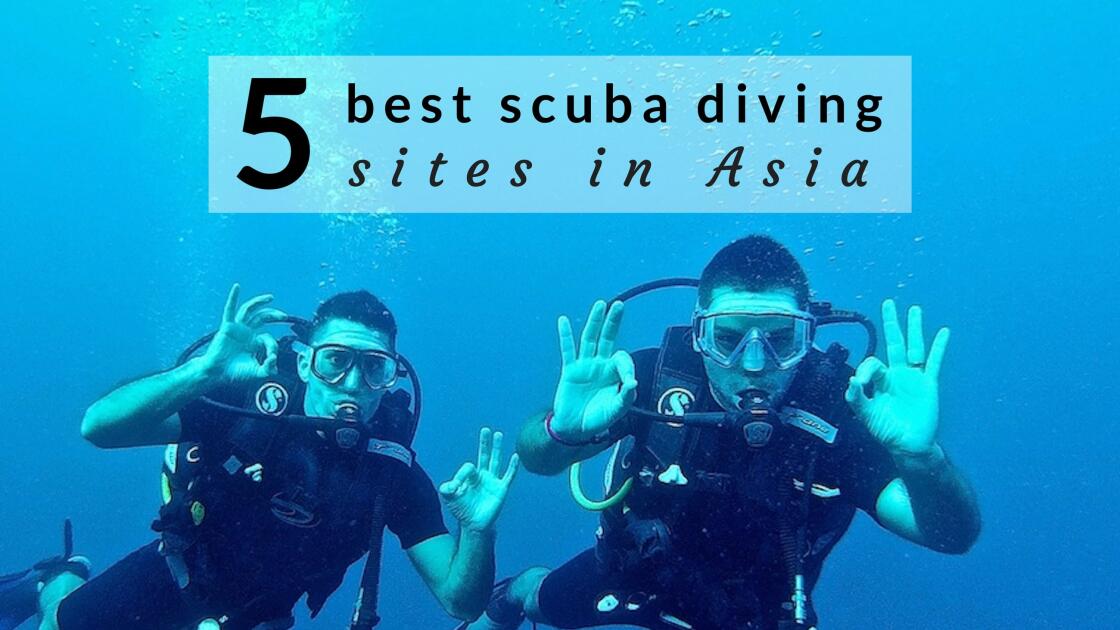 Our top 5 best scuba diving sites in Asia