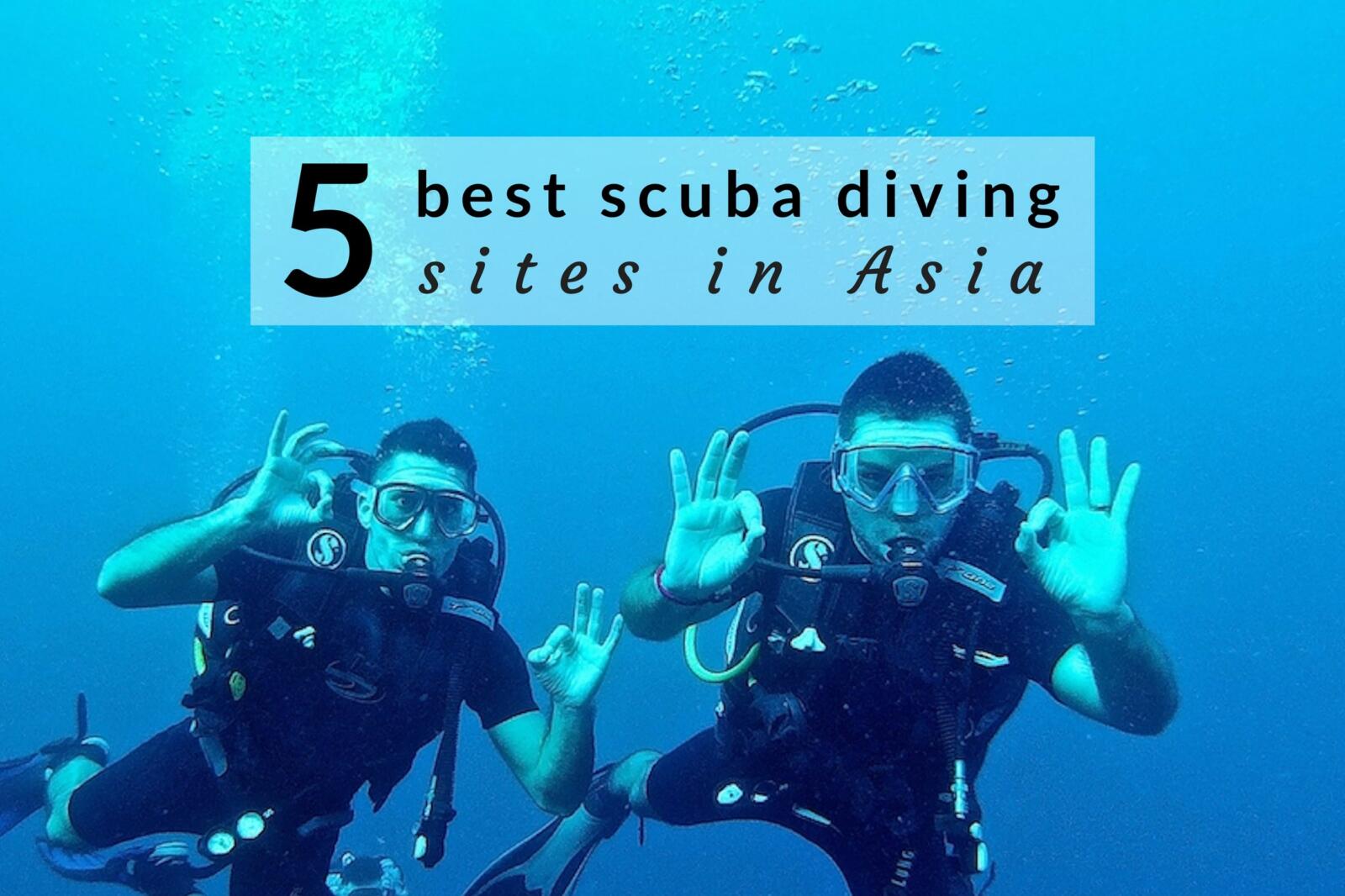 Our top 5 best scuba diving sites in Asia