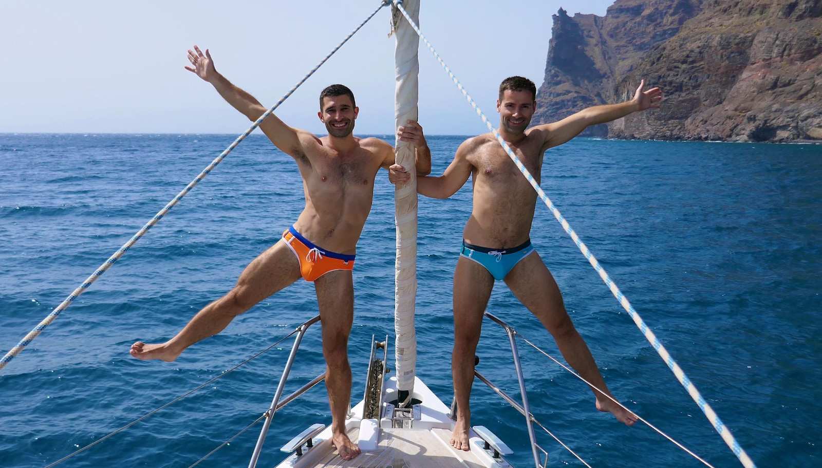 Nomadic Boys sailing in Gran Canaria, well known for being a gay friendly destination