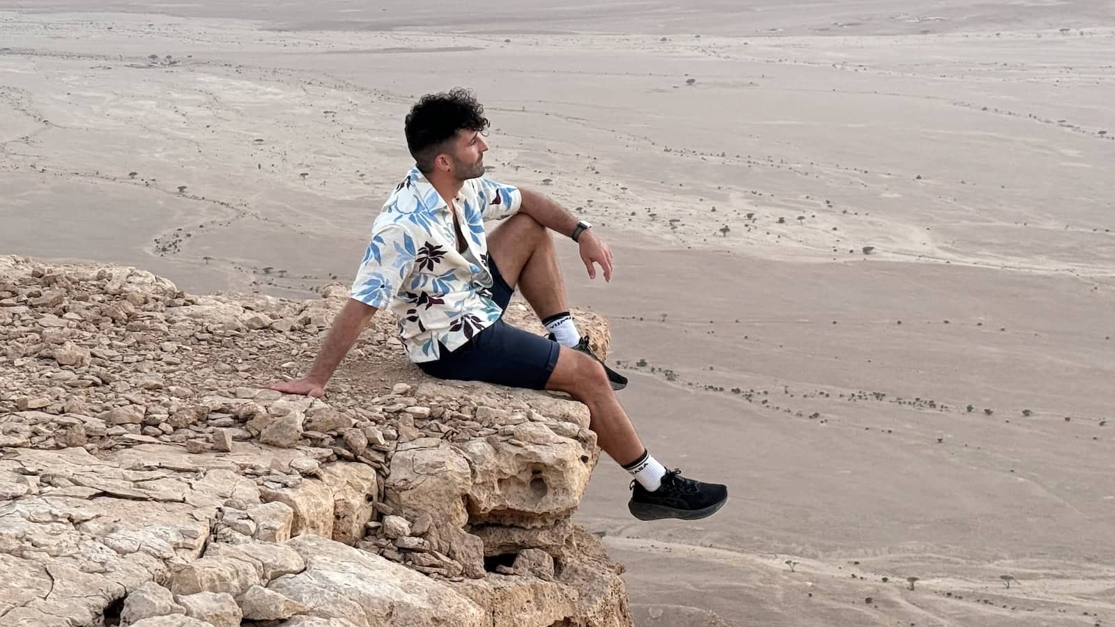 Stefan at the Edge of the World Stefan in Riyadh in Saudi Arabia.