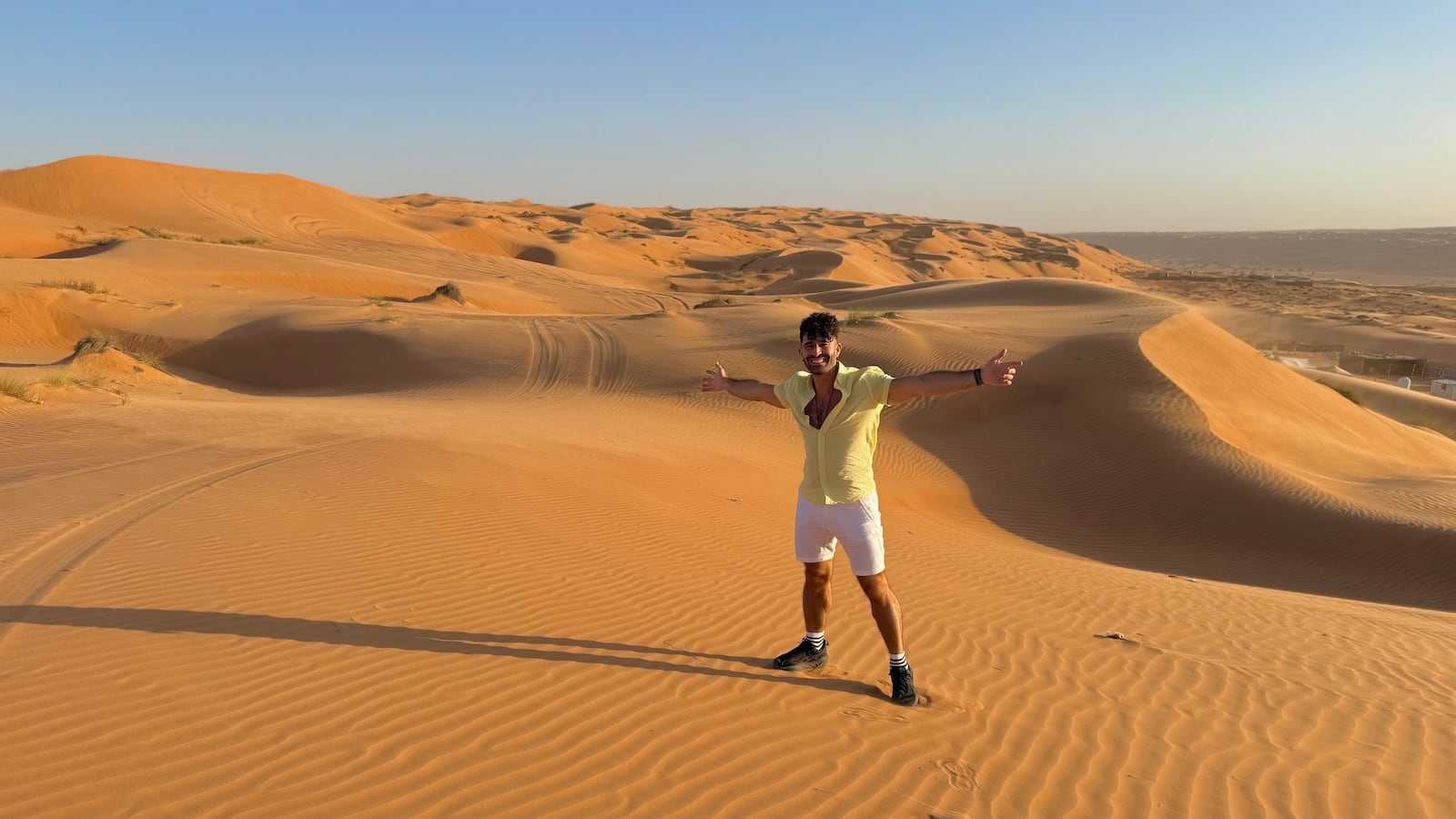 Stefan at the Wahiba Sands desert in Oman.